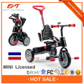 2016 Newly baby ride on tricycle with push handle